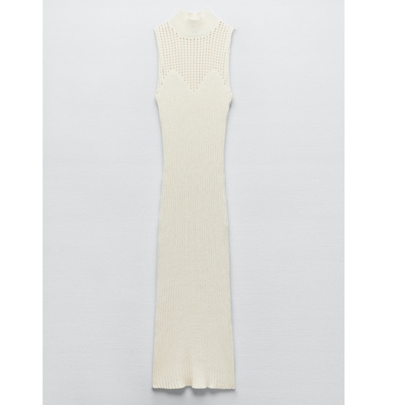 ZARA LONG CHENILLE DRESS - Picture 9 of 9